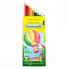 LAPICES DE COLOR GREENCASTLE/FILGO x12 uni color largo ( x uni)